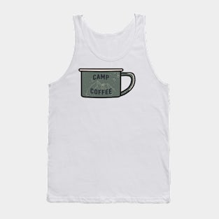 Camp Coffee Enamel Cup - mountains Tank Top